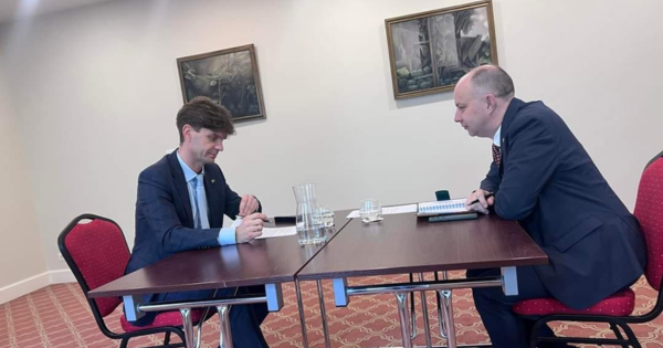 Susitiko du kandidatai į Prezidentus – Aurelijus Veryga ir Ignas Vėgėlė